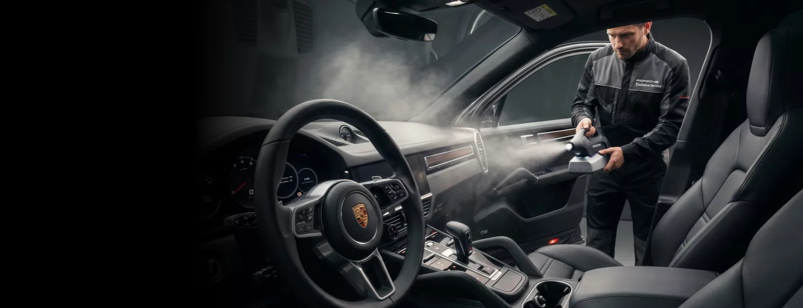Озонирование и антибактериальная обработка салона Porsche